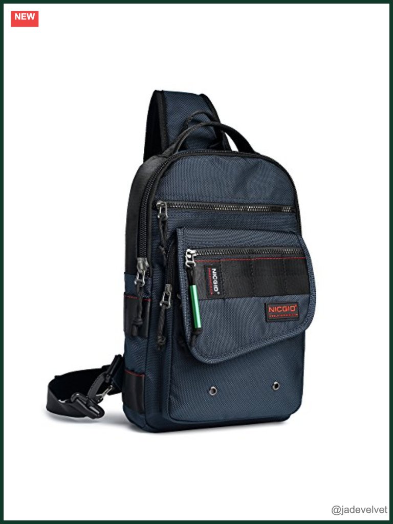 Sling Bag Crossbody Chest Backpack Travel Daypack Nylon